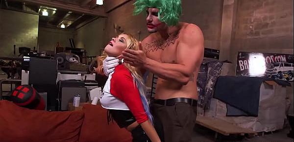  Lascivious teen pussy filled with thug clown big cock